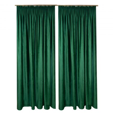 Draperii - Catifea verde smarald - metraj