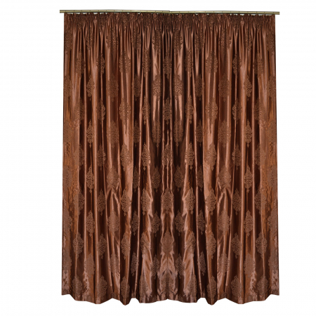 Set draperii Velaria maro cu model baroc [2]
