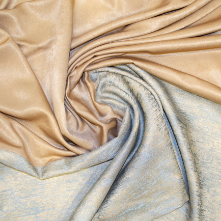 Set draperii Velaria bej cu imprimeu baroc, 2x160x260 cm [1]