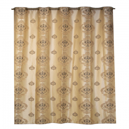 Set draperii Velaria tafta baroc crem cu capse, 2x160x260 [1]