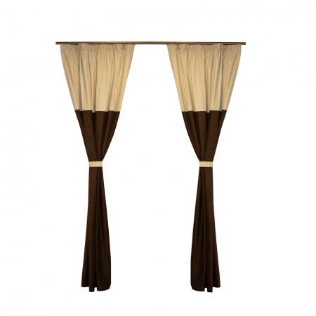 Draperii - Set draperii Velaria wenge, 2x130x250 cm