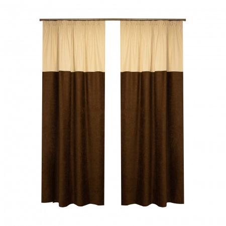 Set draperii Velaria wenge, 2x130x250 cm [1]