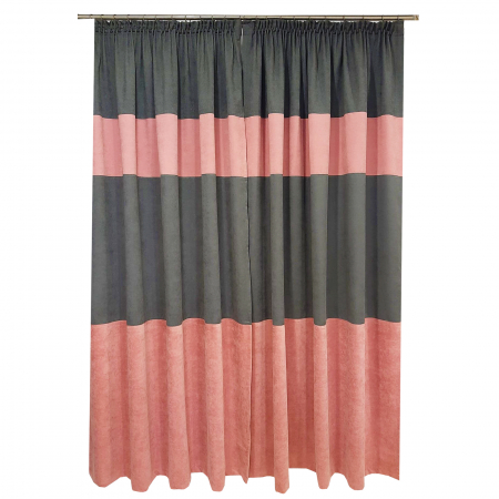 Set draperii Velaria gri-roz, 2x160x235 cm [2]