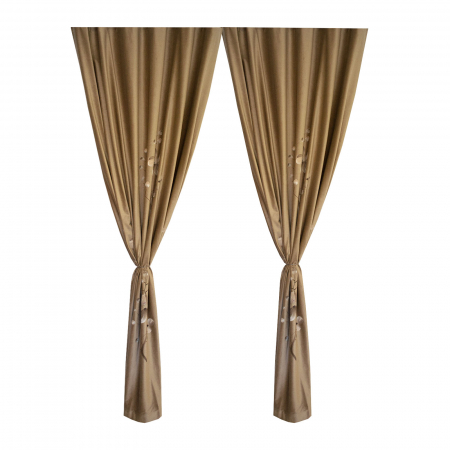 Set draperii Velaria catifea orhidee bej cu rejansa, 2*200x260 cm [1]