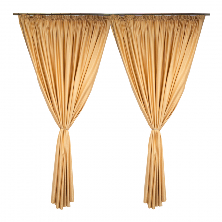 Set draperii Velaria soft auriu, 2*260x245 cm [1]