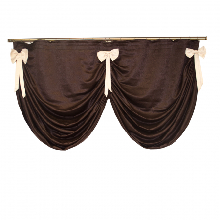 Draperii la oferta - Drapaj Velaria cu fundite, 195x80 cm