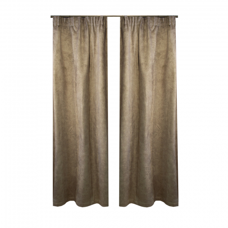 Draperii - Set draperii Velaria Terra crem, 2x285x255 cm