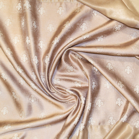 Set draperii Velaria soft crem cu imprimeu baroc, 2x130x245 cm [2]