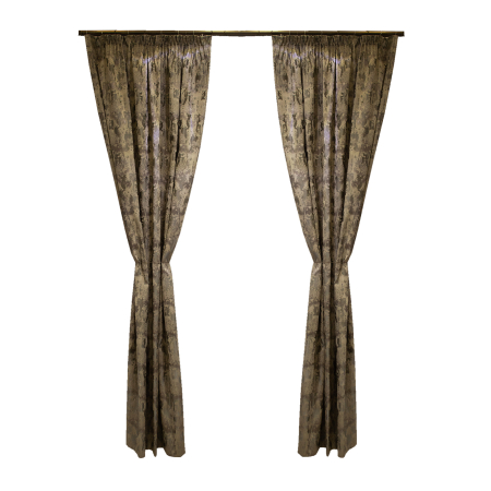 Draperii - Set draperii Velaria model abstract gri-argintiu, 2x150x255 cm