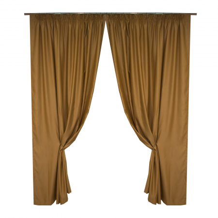 Set draperii blackout caramel, 2*185x250 m [0]