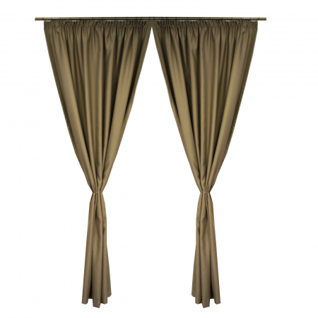 Draperii fara model - Set draperii Velaria blackout bej, 2*150x245 cm