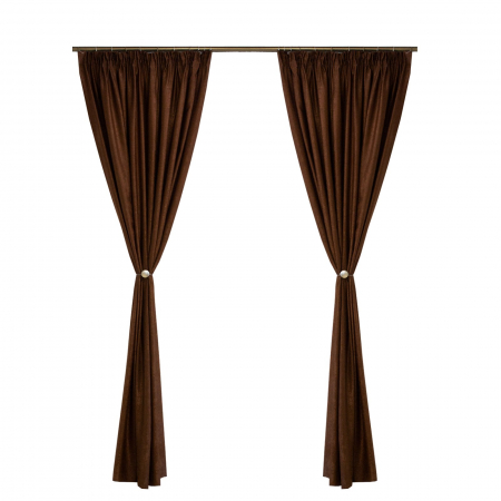 Set draperii Velaria soft wenge, 2*200x245 cm [2]