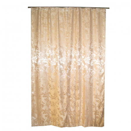 Set draperii Velaria cu flori grej, 2*85x245 cm [0]