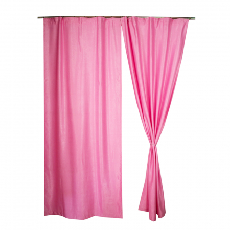 Draperii fara model - Set draperii Velaria soft roz, 2*135x255 cm