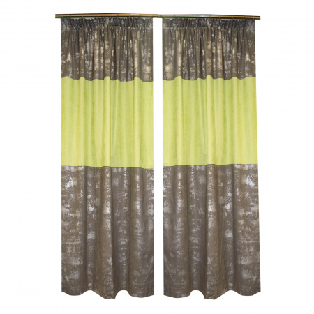 Set draperii Velaria spotlight negru, 2x130x190 cm [1]