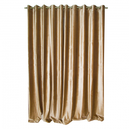 Set draperii Velaria catifea caramel cu capse [3]