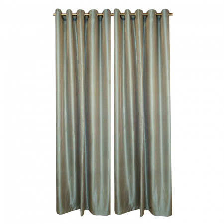 Draperii moderne - Set draperii Velaria turcoaz cu romburi, 2x160x265 cm