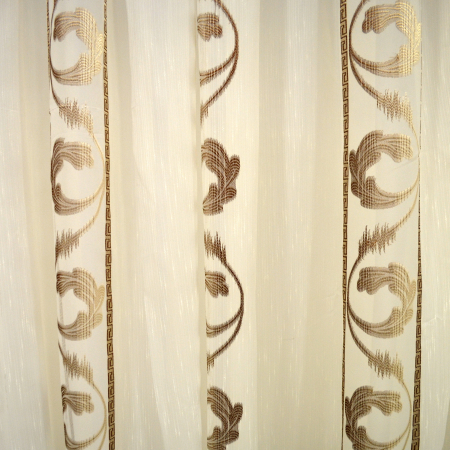 Perdele Velaria Sable model sirag culoare crem/wenge [1]