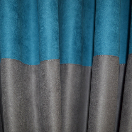 Set draperii Velaria turcoaz gri 2x200x230 cm [2]