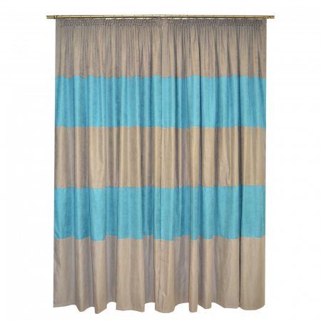 Set draperii Velaria turcoaz gri 2x200x230 cm [1]