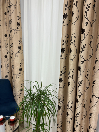 Set Velaria perdea Voal si draperie Flowers [2]