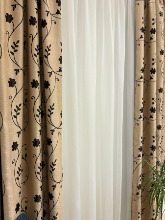 Set Velaria perdea Voal si draperie Flowers [3]