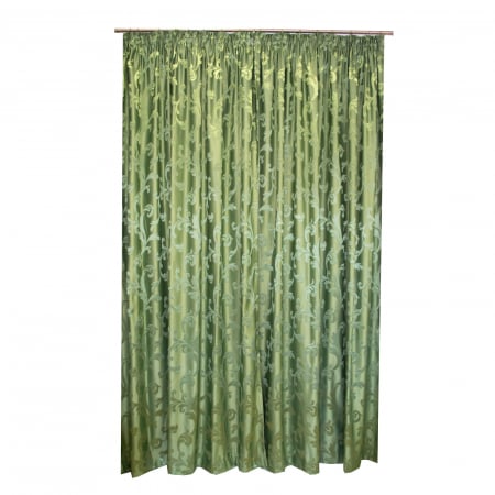 Set draperii Velaria jacard verde, 2*170x260 cm [2]