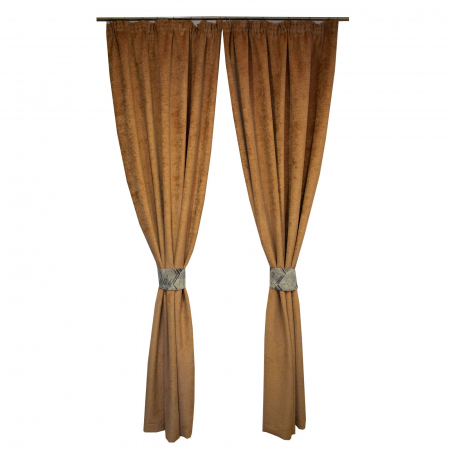 Draperii la oferta - Set draperii Velaria mistic capucino, 2*160x260 cm