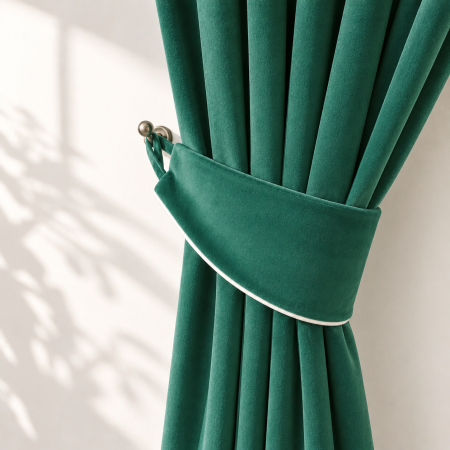 Seturi esarfe - Velaria - set esarfe decorative din catifea tip brau cu gaica pentru draperii