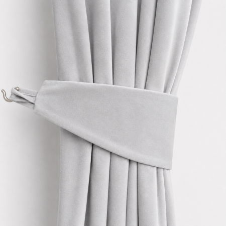 Seturi esarfe - Velaria - set esarfe decorative din catifea tip brau cu gaica pentru draperii