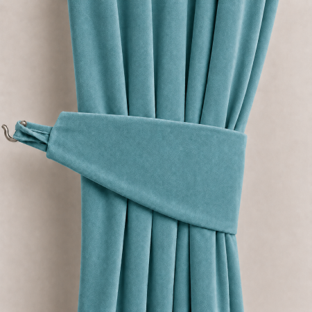 Seturi esarfe - Velaria - set esarfe decorative din catifea tip brau cu gaica pentru draperii