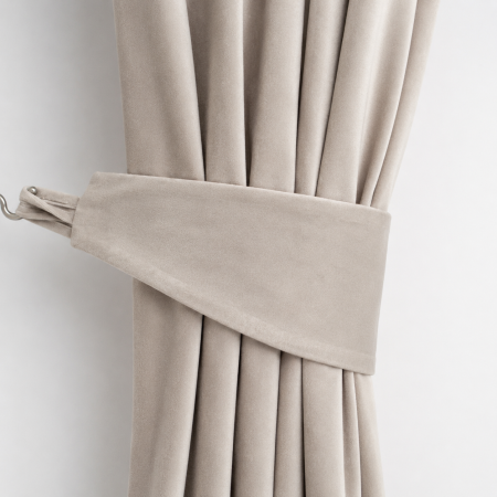 Seturi esarfe - Velaria - set esarfe decorative din catifea tip brau cu gaica pentru draperii