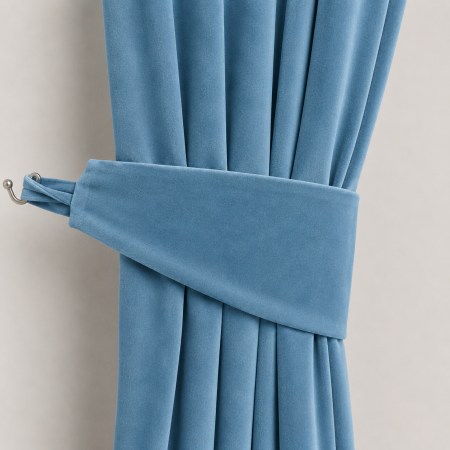 Seturi esarfe - Velaria - set esarfe decorative din catifea tip brau cu gaica pentru draperii