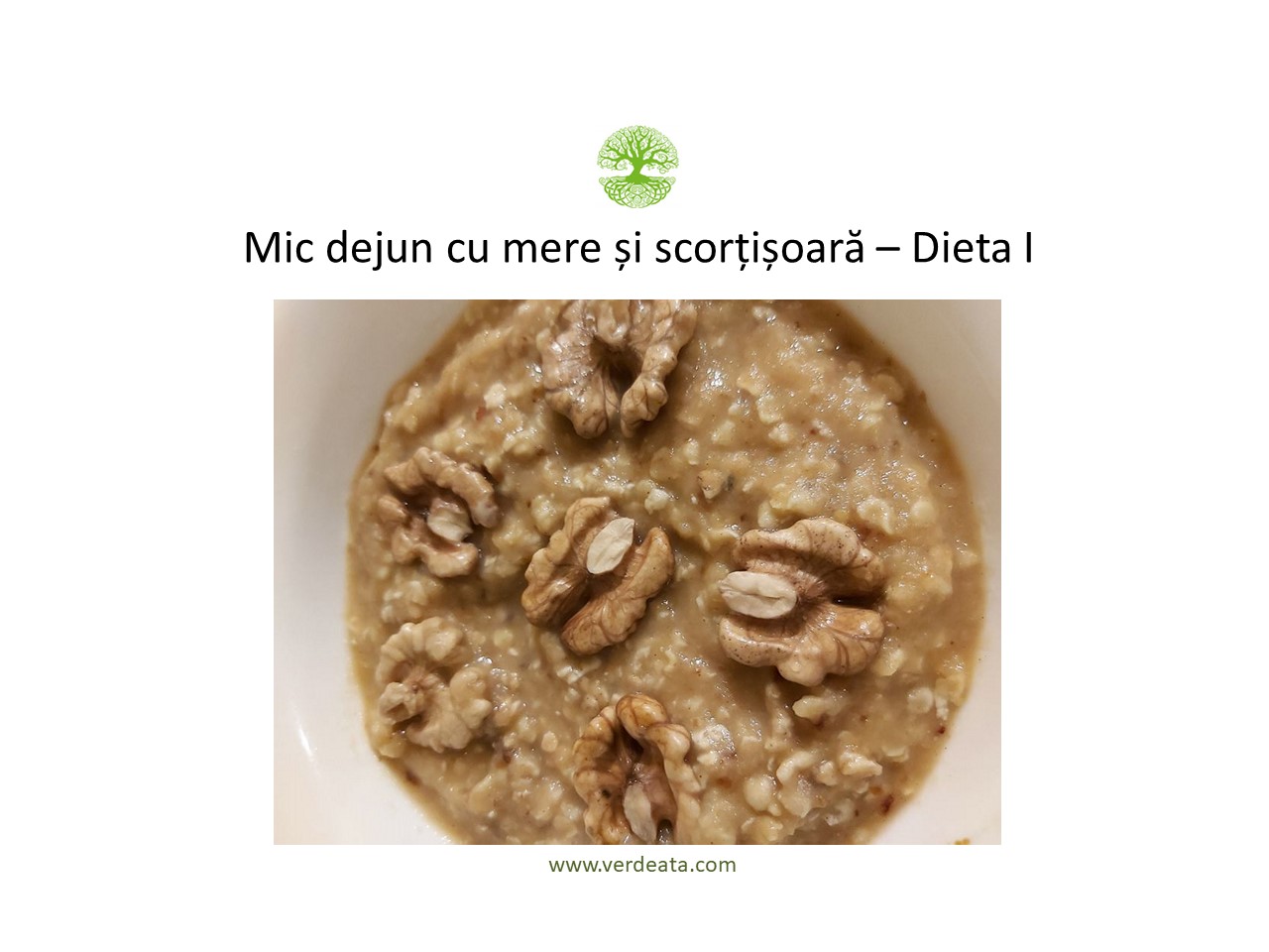 Mic dejun cu mere si scortisoara - Dieta I