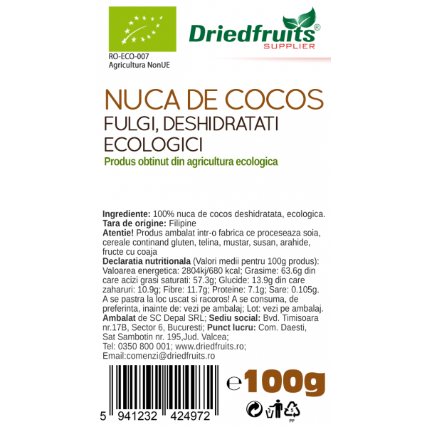 Fulgi de cocos Eco 100g [1]