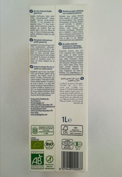 LAPTE BIO DE OREZ CU VANILIE 1L [2]