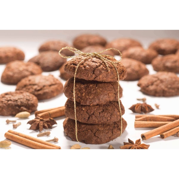 Biscuiti vegani cu cacao si mirodenii, 150g [3]
