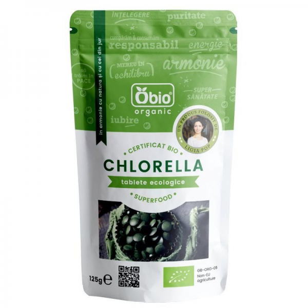Chlorella tablete bio, 125g [1]