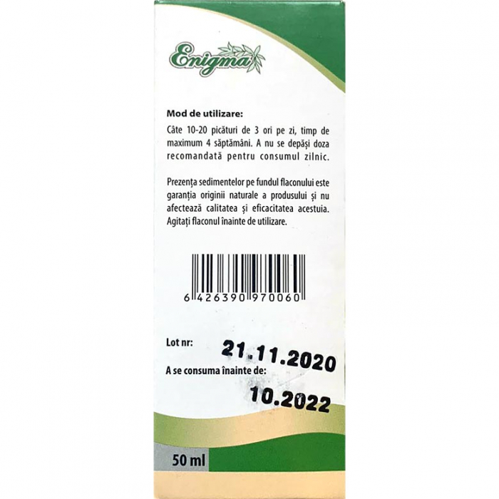 CLARKIA tinctură din trei plante pentru sistemul digestiv 50 ml [3]