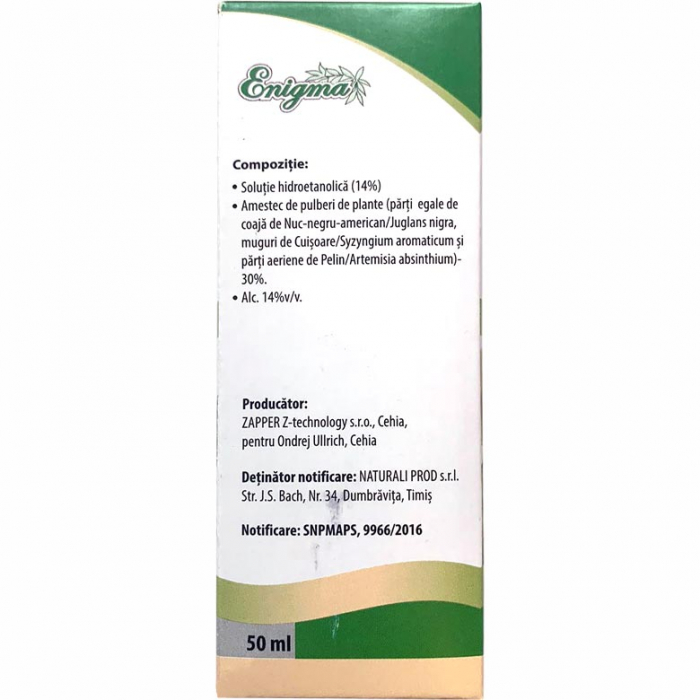 CLARKIA tinctură din trei plante pentru sistemul digestiv 50 ml [2]