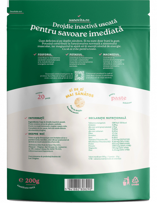 FULGI DE DROJDIE INACTIVĂ USCATĂ 200G [2]