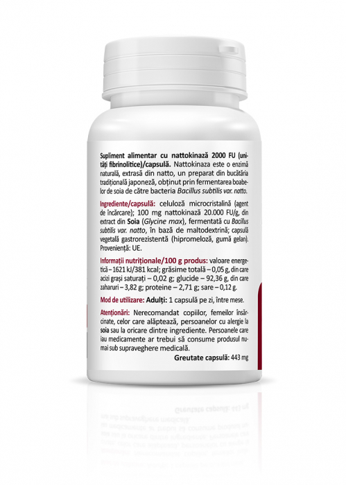 Nattokinase 2000 FU, 30 cps [2]