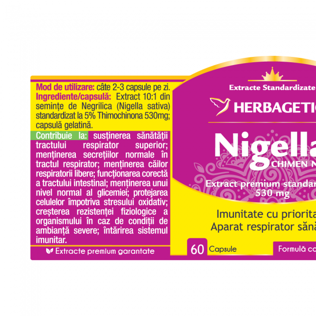 Nigella (chimen negru) 60cps [2]