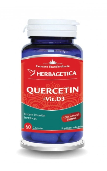 Quercetin Vitamina D3 60 capsule Herbagetica [1]