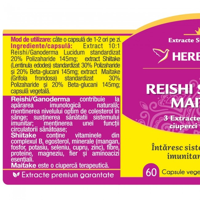 Reishi Shiitake Maitake 60 capsule [2]