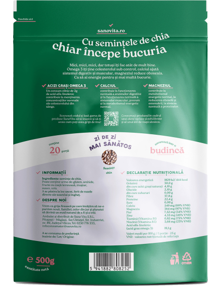 Seminte de chia, 500g [2]