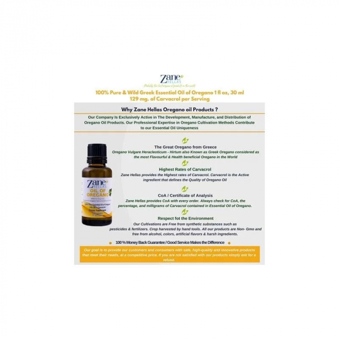 Ulei de Oregano 100% Forte cu 86% Carvacrol 15 ml [2]