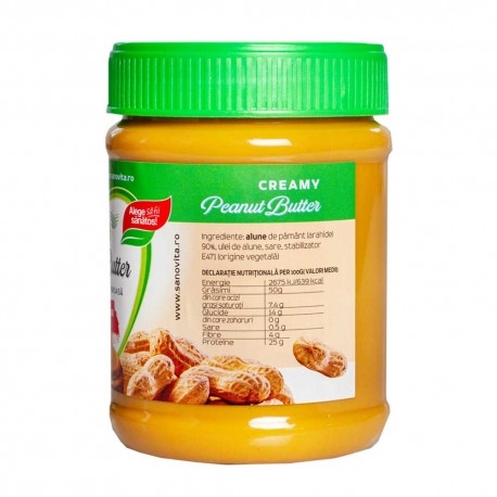 Unt de arahide fara zahar, 375g [3]