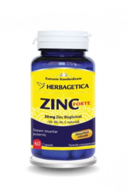 zinc forte 60 capsule Herbagetica [1]