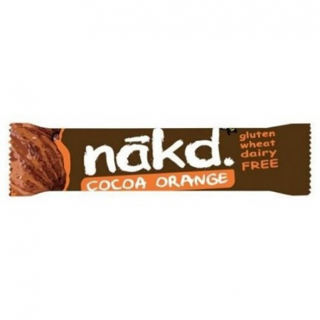 Hrana, alimente - Baton Raw Vegan cu Cacao si Portocala 35g